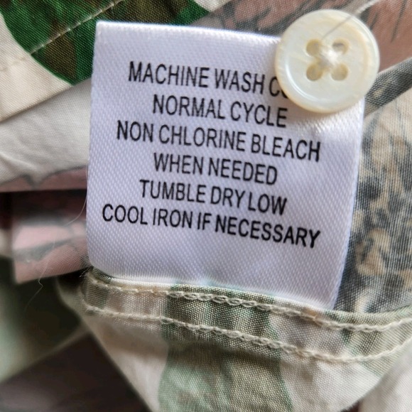 Wildfang Button Up Floral Shirt Women's Small Short Sleeve Cotton Colorful - Picture 5 of 8